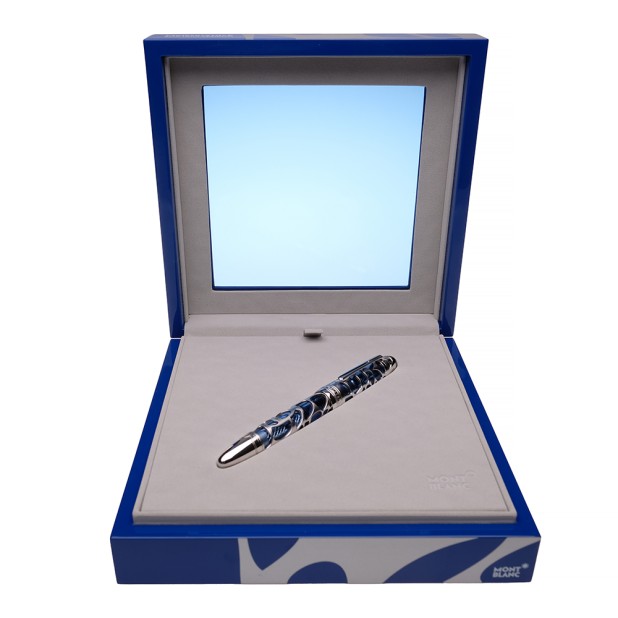 Montblanc Meisterstück Solitaire Blue Hour Skeleton 149 Caneta de Tinta Permanente  Pre-owned